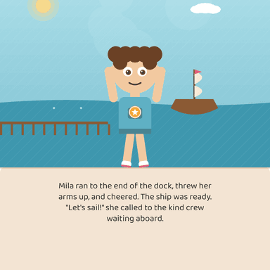 A page from Treasure of Coral Cove